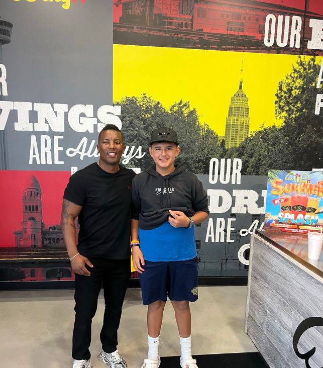 Andrew Barlowe mentoring youth